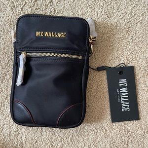 MZ Wallace Micro Tribeca Cross body in black NWT